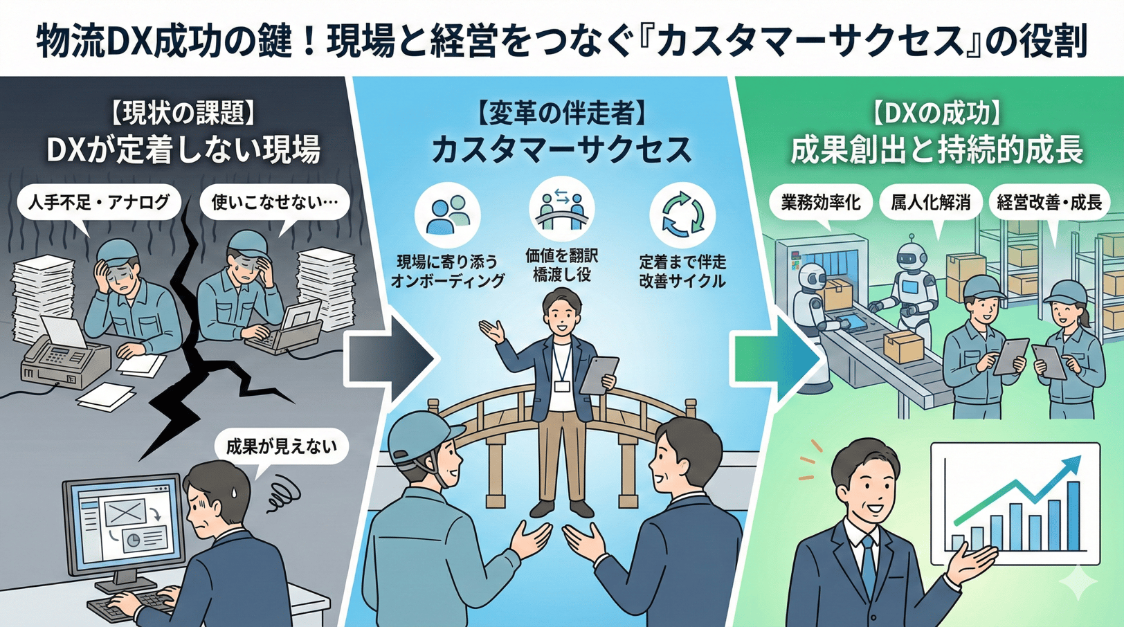 「導入して終わり」にしない──DXの定着を支えるカスタマーサクセスの役割